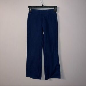 Joe boxer kids M (7/8) wide leg flare sweat pants navy blue school uniform pants